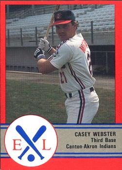 1989 ProCards Eastern League All-Stars #19 Casey Webster Front