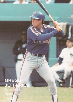 1989 Pacific Cards & Comics Rookies Superstars (unlicensed) #20 Gregg Jefferies Front
