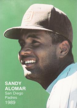 1989 Pacific Cards & Comics Rookies Superstars (unlicensed) #7 Sandy Alomar Jr. Front