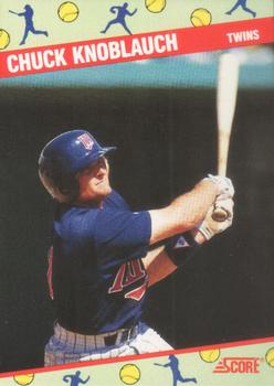 1991 Score All-Star FanFest #10 Chuck Knoblauch Front
