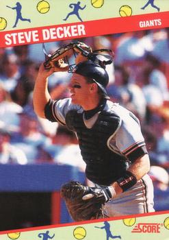 1991 Score All-Star FanFest #2 Steve Decker Front