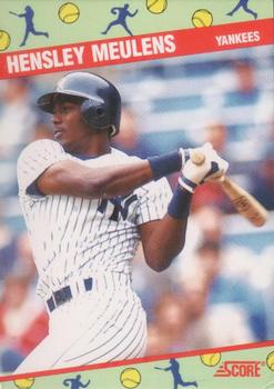 1991 Score All-Star FanFest #4 Hensley Meulens Front