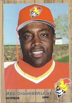 1999 Grandstand Albuquerque Dukes #NNO Wes Chamberlain Front