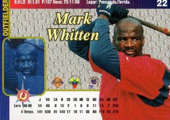 1999-00 Line Up Venezuelan Winter League #22 Mark Whiten Back