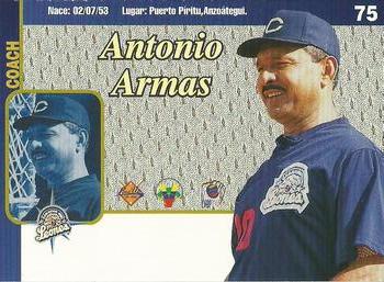 1999-00 Line Up Venezuelan Winter League #75 Tony Armas Back