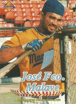1999-00 Line Up Venezuelan Winter League #84 Jose Malave Front