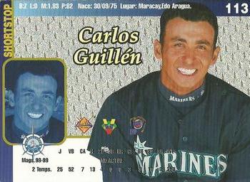 1999-00 Line Up Venezuelan Winter League #113 Carlos Guillen Back