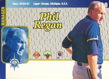 1999-00 Line Up Venezuelan Winter League #118 Phil Regan Back