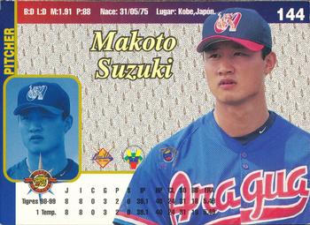 1999-00 Line Up Venezuelan Winter League #144 Makoto Suzuki Back