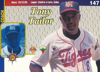 1999-00 Line Up Venezuelan Winter League #147 Tony Taylor Back