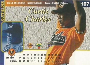 1999-00 Line Up Venezuelan Winter League #167 Curtis Charles Back