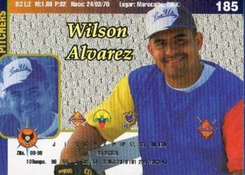 1999-00 Line Up Venezuelan Winter League #185 Wilson Alvarez Back