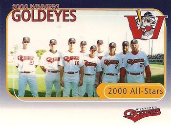 2000 Winnipeg Goldeyes #NNO Team All-Stars Front