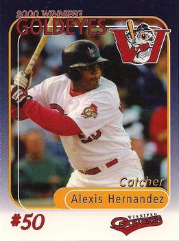 2000 Winnipeg Goldeyes #NNO Alexis Hernandez Front