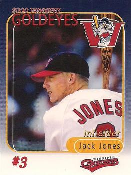 2000 Winnipeg Goldeyes #NNO Jack Jones Front