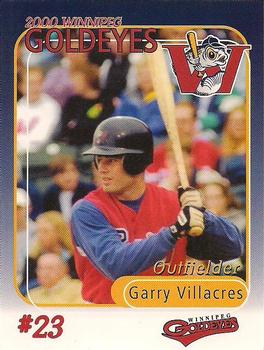 2000 Winnipeg Goldeyes #NNO Garry Villacres Front