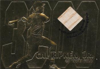 2000-01 Gold Collectibles 23K Game Used #NNO Cal Ripken Jr. Front