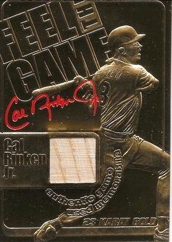 2000-01 Gold Collectibles 23K Game Used #NNO Cal Ripken Jr. Front