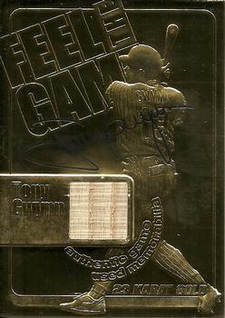 2000-01 Gold Collectibles 23K Game Used #NNO Tony Gwynn Front