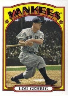 2013 Topps - 1972 Topps Minis #TM-48 Lou Gehrig Front