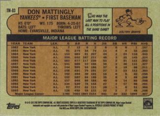 2013 Topps - 1972 Topps Minis #TM-83 Don Mattingly Back