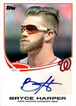2013 Topps - Autographs #1 Bryce Harper Front
