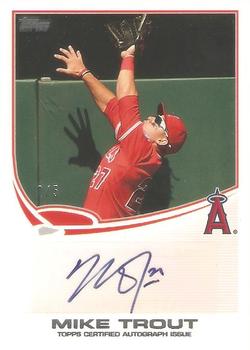 2013 Topps - Autographs #27 Mike Trout Front