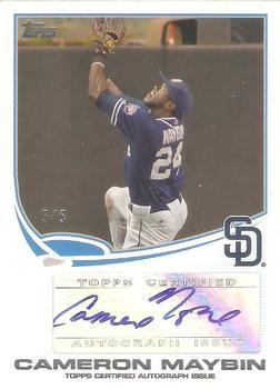2013 Topps - Autographs #324 Cameron Maybin Front