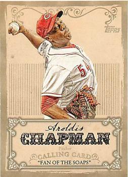 2013 Topps - Calling Cards #CC-13 Aroldis Chapman Front