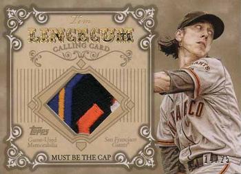 2013 Topps - Calling Cards Relics #CCR-TL Tim Lincecum Front