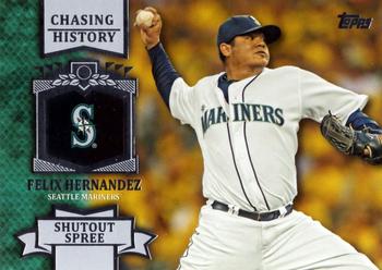 2013 Topps - Chasing History #CH-82 Felix Hernandez Front