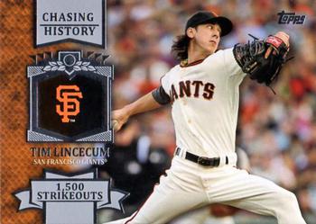 2013 Topps - Chasing History #CH-85 Tim Lincecum Front