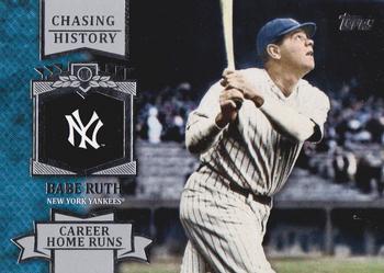 2013 Topps - Chasing History #CH-11 Babe Ruth Front