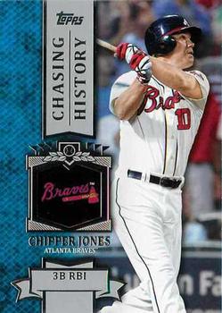 2013 Topps - Chasing History #CH-26 Chipper Jones Front