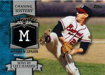 2013 Topps - Chasing History #CH-31 Warren Spahn Front