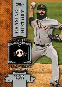 2013 Topps - Chasing History #CH-32 Brian Wilson Front