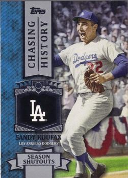 2013 Topps - Chasing History #CH-69 Sandy Koufax Front