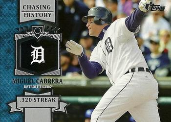 2013 Topps - Chasing History #CH-70 Miguel Cabrera Front
