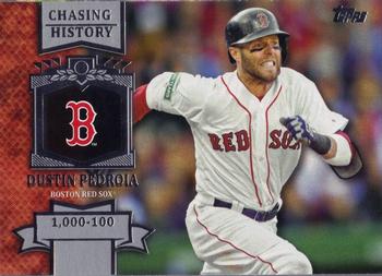 2013 Topps - Chasing History #CH-75 Dustin Pedroia Front