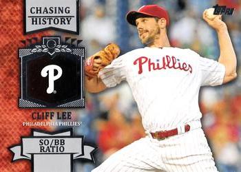 2013 Topps - Chasing History #CH-81 Cliff Lee Front