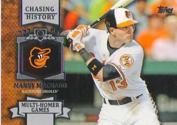2013 Topps - Chasing History #CH-93 Manny Machado Front