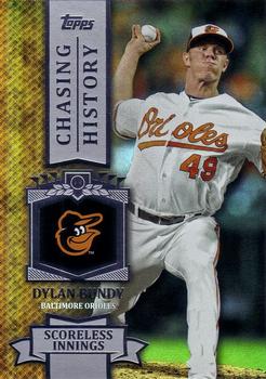 2013 Topps - Chasing History #CH-96 Dylan Bundy Front
