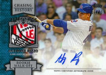 2013 Topps - Chasing History Autograph Relics #CHAR-AR Anthony Rizzo Front