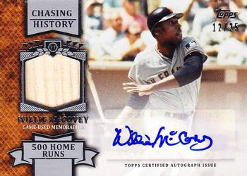 2013 Topps - Chasing History Autograph Relics #CHAR-WM Willie McCovey Front