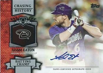 2013 Topps - Chasing History Autographs #CHA-AE Adam Eaton Front