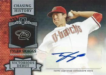 2013 Topps - Chasing History Autographs #CHA-TS Tyler Skaggs Front