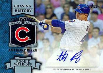2013 Topps - Chasing History Autographs #CHA-AR Anthony Rizzo Front