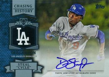 2013 Topps - Chasing History Autographs #CHA-DGO Dee Gordon Front