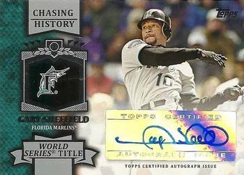 2013 Topps - Chasing History Autographs #CHA-GS Gary Sheffield Front