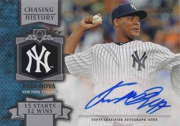 2013 Topps - Chasing History Autographs #CHA-IN Ivan Nova Front